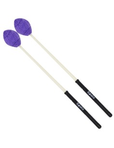 Mazas Xilofono (Par) Escolar Mango Madera Bola Lana Gonalca Largo total: 38 cm. Bola: 4,5 x 3,4 cm. 2