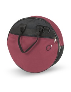 Estuche Funda Pandereta (Pandero) Acolchado 10 mm. Med: 27x9 cm. Negro y Rojo 2