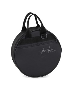 Estuche Funda Pandereta (Pandero) Acolchado  2 mm. Med : 30x9 cm. Negro Polipiel Amelie