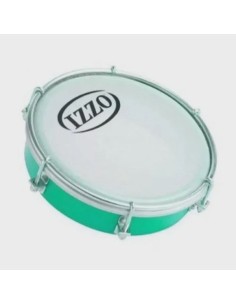 Tamborim 6" ABS Izzo 6 Div. Fijas Niqueladas (Ref.Iz3691) Peso: 330gr. Verde 2