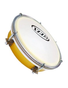 Tamborim 6" ABS Izzo 6 Div. Fijas Niqueladas (Ref.Iz3691) Peso: 330gr. Amarillo 2
