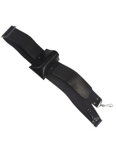 Correa Porta Estandarte Piel Ancho 80 mm. ref.800 (Largo Mínimo 125cm. Largo Máximo 181cm.) Negro 2