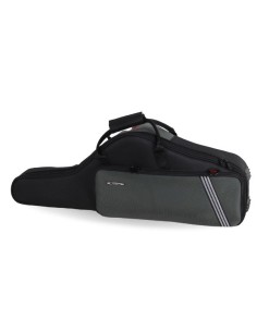 Estuche Saxofon Tenor Acolchado 15 mm Medidas Internas: 76x27x10 cm.ref.164omb Negro y Gris 2