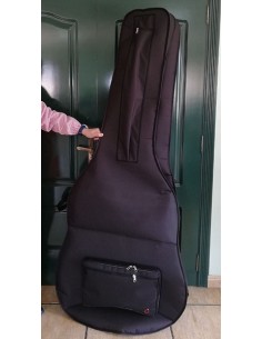 Estuche Funda Contrabajo 4/4 (196x75x62x21cm) Acolchado de 10mm. Negro 2