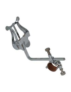 Atril Marcha Corneta Argolla Abierta Ø18 mm. Colocacion Codo Tuberia Tamaño Normal 55x45 mm. Cromado 2