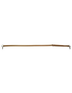 Bandolera Caja Timbal, Fina, Piel Sintetica, Anchura: 2 Cm. Longitud ajustable: 105/120 Cm. Avellana 2