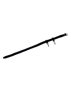Bandolera Timbal, Piel Sntetica, Longitud: 110 Cm. Anchura: 4 Cm. Negro 2