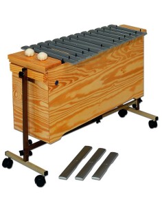 Soporte Metalofono o Xilofono Soprano y Alto Diatonico Altura y Anchura Regulables 2