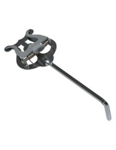 Atril Marcha Trompeta o Fliscorno Curvado Tamaño Super 70 x 55 mm. Cromado 2