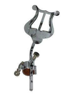 Atril Marcha Corneta con Argolla Abierta Ø18 mm. Tamaño Normal 55 x 45 mm. Cromado 2