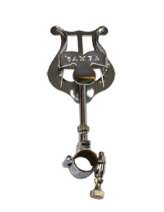 Atril Marcha Corneta con Argolla Abierta Ø18 mm. Tamaño Normal 55 x 35 mm. Cromado 2