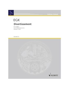 EGK W.-Divertimento para Flauta, 2 Oboes, 2 Clarinetes, Trompeta, 2 Trompas y 2 Fagotes