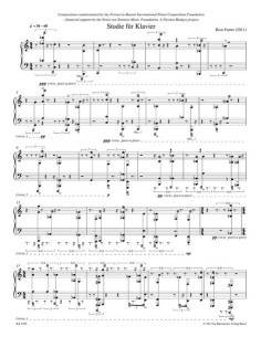 FURRER B.-Studie para Piano 2