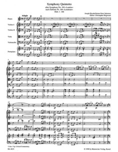 HAYDN J.-Sinfonia nº 104 en Re Mayor (Hob.I/104) "London" (Flauta, 2 Violines, Viola, Cello y Piano) 2