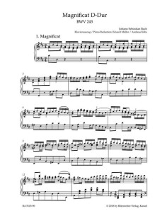 BACH J.S.-Magnificat en Re Mayor (BWV:243) para Voces Solistas, Coro Mixto y Piano (Urtext) (Platen) 2