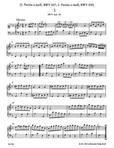 BACH J.S.-Album para Ana Magdalena (1725) para Piano (Urtext) (Dadelsen) 2