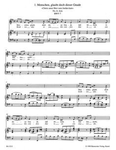 BACH J.S.-Arias para Alto y Piano (Urtext) (Lehmann) 2