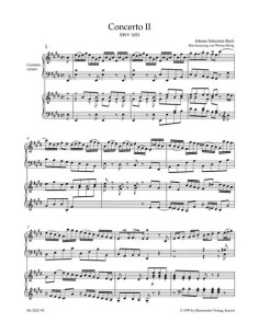 BACH J.S.-Concierto nº 2 en Mi Mayor (BWV:1053) para 2 Pianos a 4 manos (Urtext) (Breig) 2