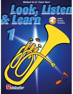 BOERSTOEL & KASTELEIN-Look, Listen and Learn (Metodo) Vol.1 para Trompa Mib (Audio Online)(Eb Tenor Horn)
