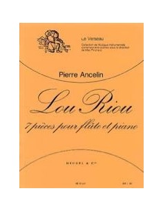 ANCELIN P.-Lou Riou (7 Pieces) para Flauta y Piano (OCASION)