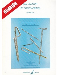 LACOUR G.-Dodecaprices (22) per Flauto (SECONDO)