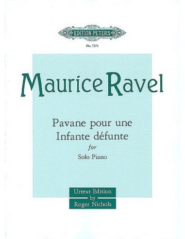 RAVEL M.-Pavana para una Infanta Difunta para Piano (Urtext) (Nichols) (OCASION)