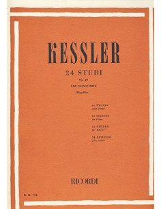 KESSLER J.C.-Estudios (24) Op.20 para Piano (OCASION)