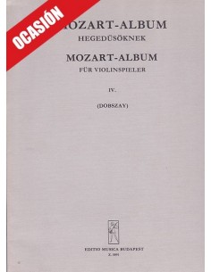 MOZART W.A.-Album Vol.4: Movimientos de Adagios y Andantes para Violin y Piano (Dobszay) OCASION