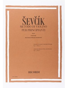 SEVCIK O.-Escuela del Violin Op.6 nº 1 Fascicolo (Zanettovich) (OCASION)
