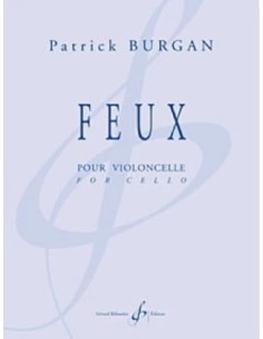 BURGAN P.-Feux para Violoncello