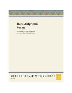 AHLGRIMM H.-Sonata para Flauta (Violin) y Piano