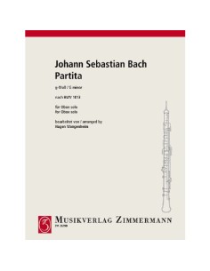 BACH J.S.-Partita en Sol menor (BWV:1013) para Oboe (Wangenheim)