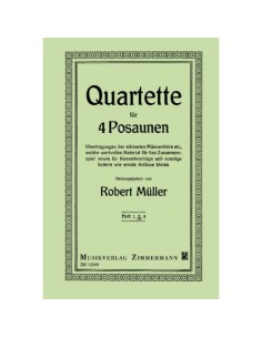 MULLER R.-Selected Quartets 2nd for 4 Trombones