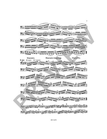 MULLER R.-Etudes techniques Vol.1 pour trombone