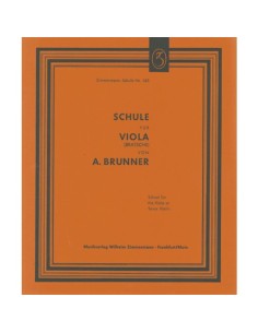 BRUNNER A.-Schule für Viola oder Tenorvioline (Methode) für Viola