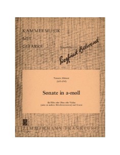ALBINONI T.-Sonata en La menor para Violin (Flauta) y Guitarra (Behrend)