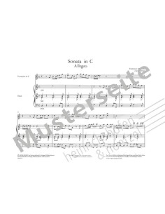 ALBINONI T.-Sonata en Do Mayor para Trompeta y Piano (Organo) (Gossen) 2