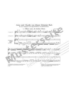 BACH J.S.-Arias y Corales para 2 Trompetas y Organo (Kraus) 2