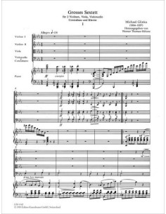 GLINKA M.-Gran Sexteto para 2 Violines, Viola, Violoncello, Contrabajo y Piano (Partitura y Partes) 2