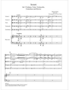 GLINKA M.-Sexteto para 2 Violines, Viola, Violoncello, Contrabajo y Piano (Partitura y Partes) 2