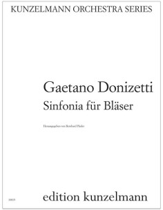 DONIZETTI G.-Sinfonia para Flauta, 2 Oboes, 2 Clarinetes, 2 Trompas y 2 Fagotes (Partes)