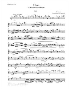 BENDER L.-Duos Concertantes para Clarinete y Fagot 2