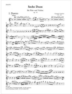CAMBINI G.-Duos (5) Op.14 per Flauto e Violino 2