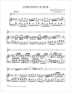 ALBINONI T.-Concierto Op.7 nº  3 en Sib Mayor para Oboe y Piano 2