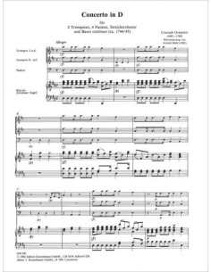 GRAUPNER C.-Concerto per 2 trombe e pianoforte 2