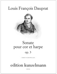 DAUPRAT L.F.-Sonate Op.3 pour Horn et Harpe