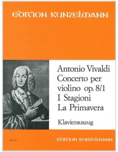 VIVALDI A.-Concierto en Mi Mayor (RV269) Op.8 nº 1 "La Primavera" para Violin y Piano