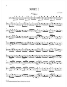 BACH J.S.-Suite nº 1 (BWV:1007) para Violoncello (Thomas Mifune) 2