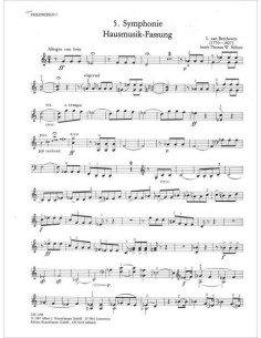 BEETHOVEN L.V.-Sinfonia nº 5 en Do menor Op.67 para 2 Violoncellos (Thomas Mifune) 2