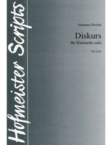 REICHE J.-Diskurs per clarinetto